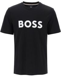 BOSS - Tiburt 354 Logo Print T-Shirt - Lyst