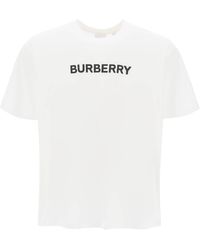 Burberry - Harriston T-Shirt With Logo Print - Lyst