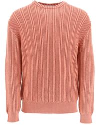 Agnona - Cashmere, Silk And Cotton Sweater - Lyst
