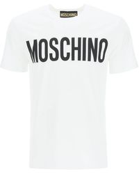 Moschino T-SHIRT CON STAMPA LOGO - Nero