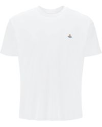 Vivienne Westwood - T Shirt Classica Con Logo Orb - Lyst