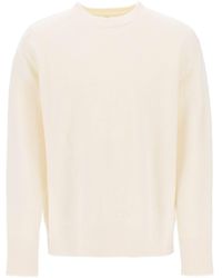 OAMC - Wool Sweater With Jacquard Logo - Lyst