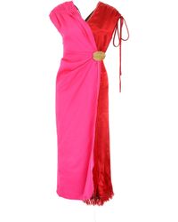 Marni Bicolor Dress - Red