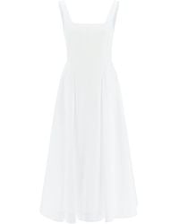 Sportmax - 'Fantino' Long Cotton Dress - Lyst