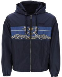 Versace - Nautical Hooded Jacket - Lyst