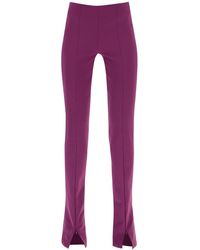 Sportmax - 'Torre' Pants With Slits - Lyst
