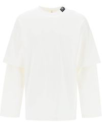 OAMC - Long-Sleeved Layered T-Shirt - Lyst