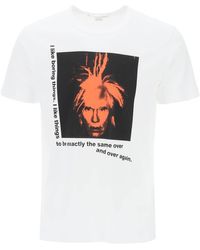 Comme des Garçons - Comme Des Garcons Shirt "Andy Warhol Printed T-Shirt - Lyst