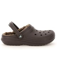Crocs™ Classic Lined Clog Unisex 8 Technical - Brown