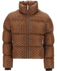 Bally - Short Puffer Jacket With Pennant Motif - Lyst