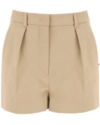 Sportmax - Cotton Gabardine Shorts For - Lyst