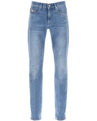 Versace - Jeans Slim In Denim Stretch - Lyst