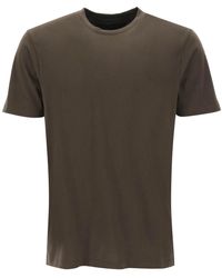 C.P. Company - Crew-neck T-shirt With Logo Detail - Lyst