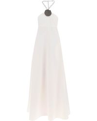Jil Sander - Long Dress With Necklace - Lyst