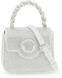 Versace - 'la Medusa' Crystal Handbag - Lyst