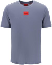 HUGO - Diragolino Logo T Shirt - Lyst