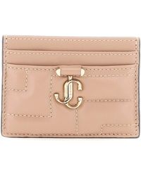 Jimmy Choo - Quilted Nappa Leather Card Holder - Lyst