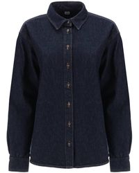 Totême - Organic Cotton Denim Shirt - Lyst
