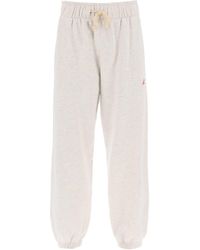 Autry - Melange Sweatpants With Logo Patch - Lyst
