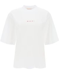Marni - Organic Cotton T Shirt - Lyst