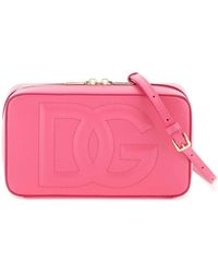 Dolce & Gabbana - Leather Camera Bag With Logo - Lyst