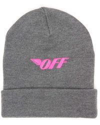 off white nike beanie