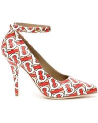 Burberry Wiltkin Court Shoes - Red