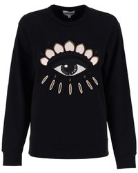 kenzo black and pink sweatshirt