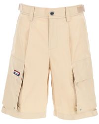 Burberry Billy Cargo Shorts - Natural