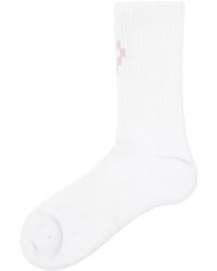 Marcelo Burlon Cross Short Socks - Pink