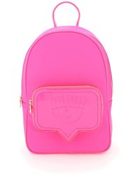 Chiara Ferragni Eyelike Nylon Backpack - Pink