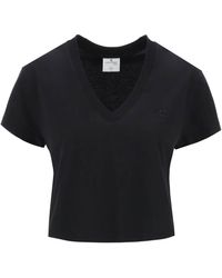 Courreges - Twisted T-Shirt Mini Dress - Lyst