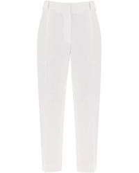 Brunello Cucinelli - Double Pleated Trousers - Lyst