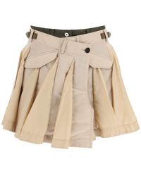 Sacai Hybrid Shorts - Multicolour
