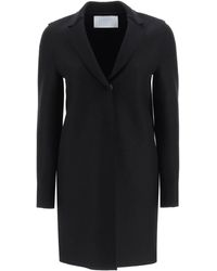 Harris Wharf London - Single-breasted Coat In Pressed Wool - Lyst