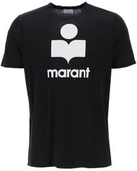 Isabel Marant - T Shirt Logo 'Karman' In Lino - Lyst