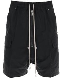Rick Owens - Cargo Shorts In Faille - Lyst
