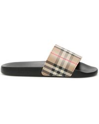 burberry nova check ballerina flats