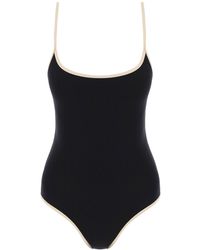Totême - Toteme One-Piece Swimsuit With Contrasting Trim Details - Lyst