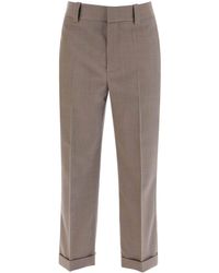 Bottega Veneta - Pantaloni Sartoriali Cropped - Lyst