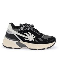 Palm Angels - Suede Leather Pa 4 Sneakers With - Lyst