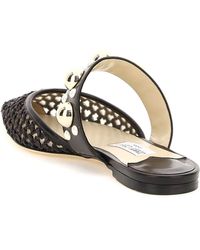 jimmy choo flats with pearls