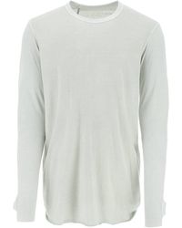 Boris Bidjan Saberi - Long-Sleeved Cotton T-Shirt - Lyst