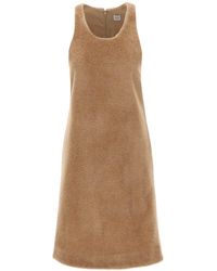 Totême - Wool Teddy Mini Dress - Lyst