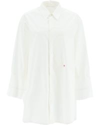 Palm Angels - Shirt Dress With Bell Sleeves - Lyst