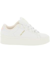 adidas Leather Stan Smith Bold Platform Sneaker in White | Lyst