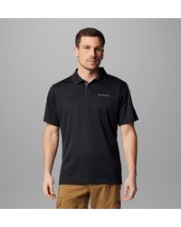 Columbia - Big And Tall Utilizer Big & Tall Polo, Black, Large - Lyst