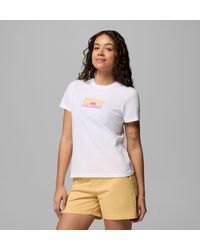 Columbia - S Ruby Springs Graphic Fitted Short Sleeve - Lyst