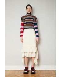 Colville Flared Front Skirt - Multicolour