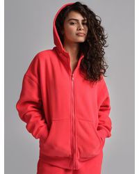 Comfrt - Basic Crop Zip Hoodie - Lyst